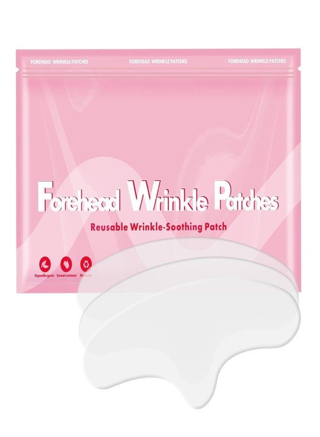 Yargkos 3 Pcs Forehead Wrinkles Patches Reusable, Anti Wrinkle Patch for Fine Lines, Hypoallergenic Wrinkle Remover Mask, Silicone Face Tape for Wrinkle Reducer, Women Facial Kit for Beauty Skincare - Image 1